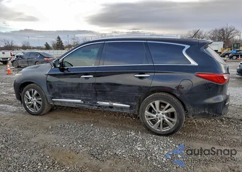2013 Infiniti Jx35 z USA, uszkodzony, nr VIN 5N1AL0MM0DC343190